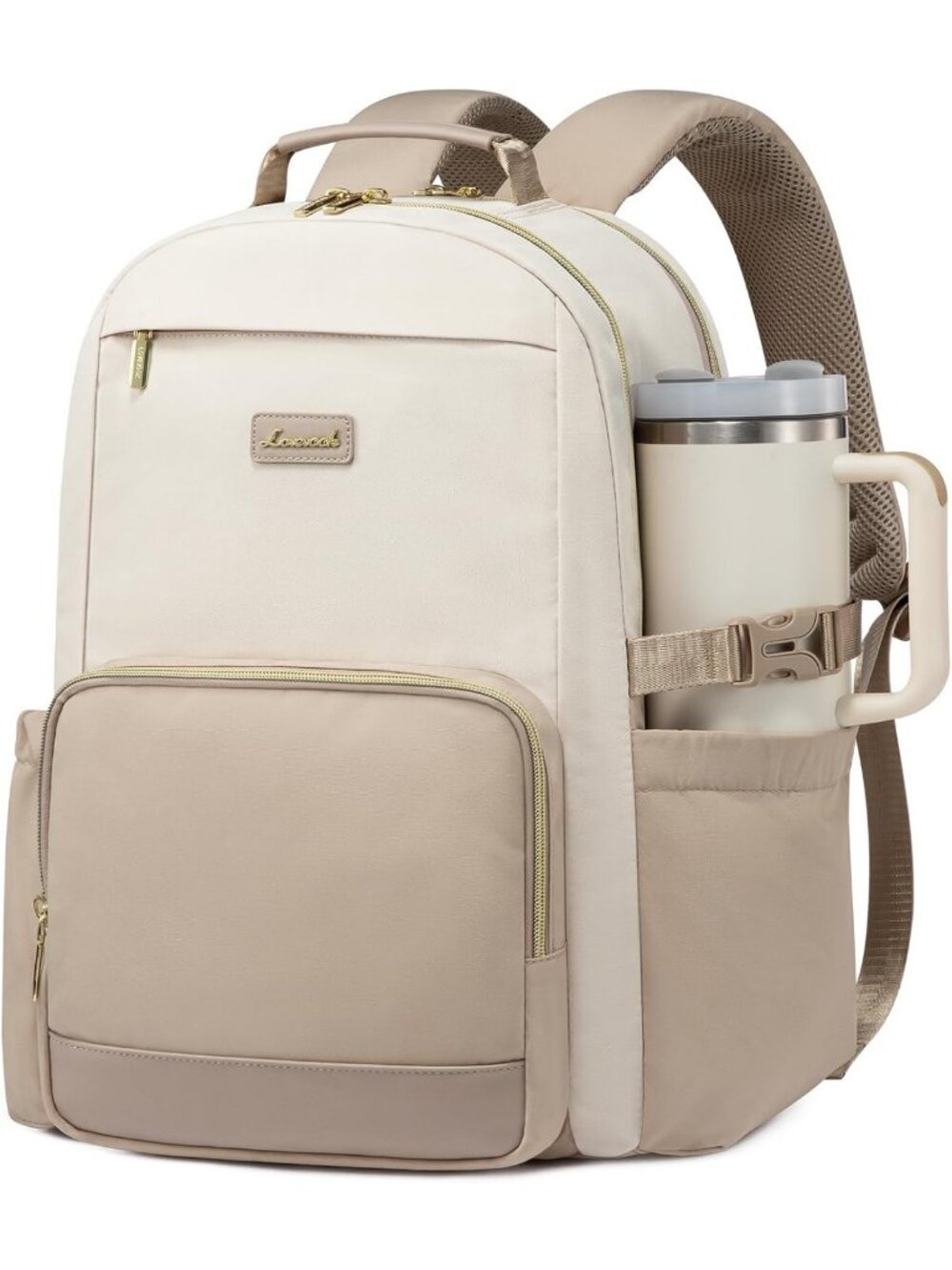 Stylish Waterproof Laptop Backpack for Women, Large Capacity Travel Bag, 17